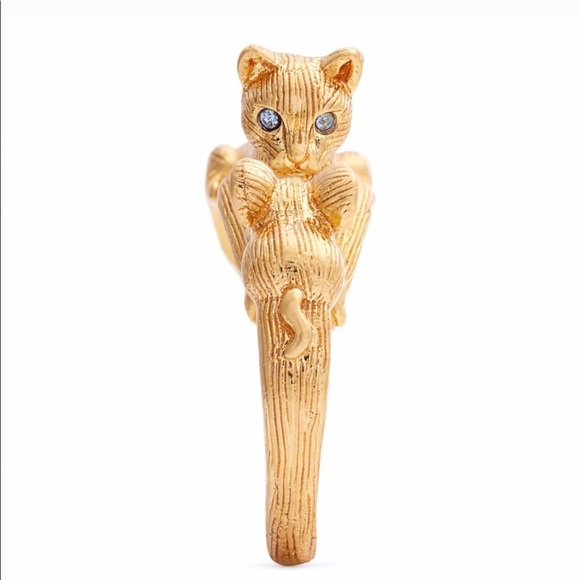 NWT KATE SPADE ♠️ HOUSE AND CAT RING - 7 - Picture 4 of 9